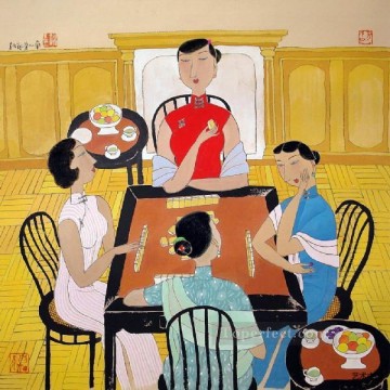 胡永凱中国人女性10 Oil Paintings